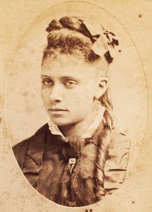 Carte de visite mladé afroamerické ženy, c.1880 od American Photographer