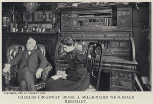 Charles Broadway Rouss, milionář, velkoobchodník (černobílá fotografie) od American Photographer