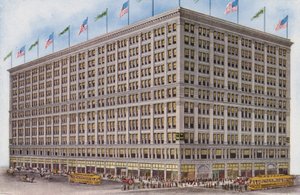 Chicago: (barevné foto): The Fair, State, Adams and Dearborn Streets (barevné foto) od American Photographer
