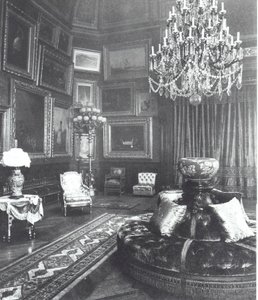 Salon rodinného domu Astor, Fifth Avenue, New York od American Photographer