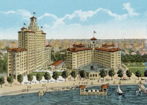 Edgewater Beach Hotel (barevná fotografie) od American Photographer