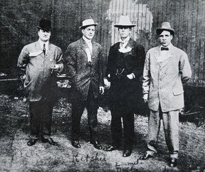 Emmett Dalton (nar. 1871) kolem roku 1909 (černobílá fotografie) od American Photographer
