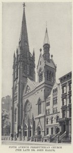 Fifth Avenue Presbyterian Church, zesnulý Dr John Hall