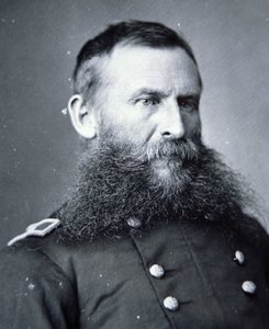 Generál George Crook (1828-90) (černobílá fotografie) od American Photographer