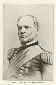 Generál William Tecumseh Sherman (černobílá fotografie) od American Photographer