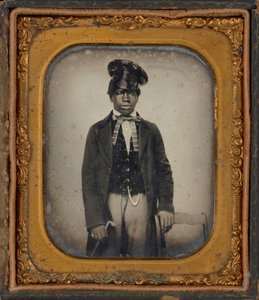 George Burns, duben 1859 (foto) od American Photographer