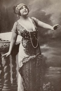 Geraldine Farrar jako "Tosca" (čb fotografie) od American Photographer
