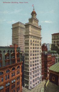 Gillender Building, New York, USA (kolorovaná fotografie) od American Photographer
