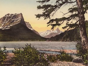 Národní park Glacier: Mary od Baring Creeku (kolorovaná fotografie) od American Photographer