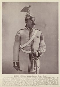 Gustav Herold, vedoucí německé kavalerie