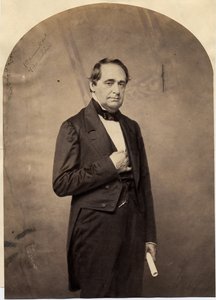 Hannibal Hamlin (1809-91), 15. viceprezident USA (foto se slaným tiskem) od American Photographer