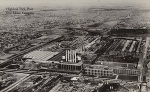 Závod Highland Park, Ford Motor Company, Detroit, Michigan od American Photographer