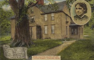 Domov Louisy M. Alcottové a jejích Malých žen, Concord, Massachusetts, USA (barevné foto) od American Photographer