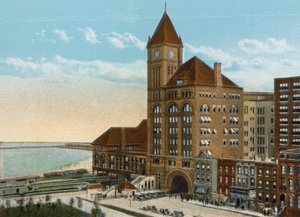 Illinois Central Depot (barevná fotografie) od American Photographer