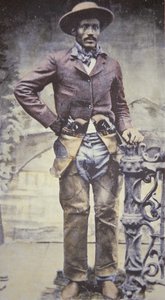 Isom Dart, cca 1870 (černobílá fotografie) od American Photographer