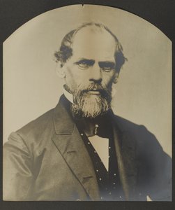 John Augustus Roebling, kolem 1866-7 (želatinový stříbrný tisk) od American Photographer