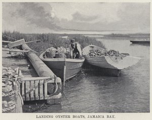 Přistání Oyster Boats, Jamaica Bay (černobílá fotografie) od American Photographer
