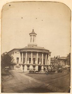 Budova Merchants Exchange, 3. ulice ve Walnut, kolem roku 1859 od American Photographer