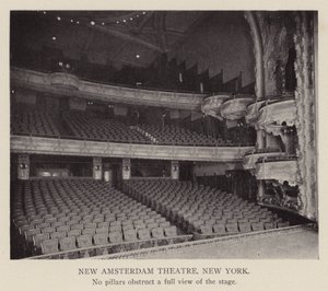 New Amsterdam Theatre, New York (čb fotografie) od American Photographer