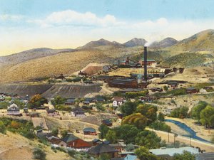 Důl a huť Old Dominion, Globe, Arizona (barevné foto) od American Photographer