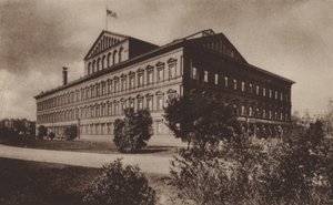 Úřad důchodového zabezpečení (čb fotografie) od American Photographer