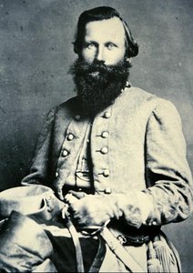 Portrét generála J.E.B. Stuart (černobílá fotografie) od American Photographer