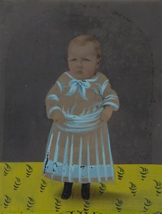 Portrét chlapce, 80. léta 19. století (fotografie) od American Photographer