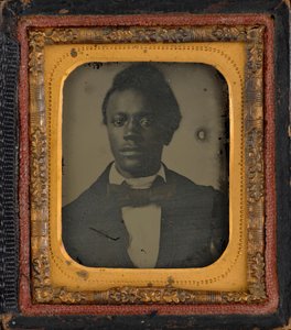 Portrét muže, c. 1860 (foto) od American Photographer