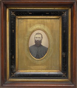 Portrét muže, c. 1864 (foto) od American Photographer