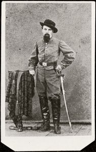 Portrét vojáka (čb fotografie) od American Photographer