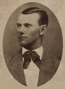 Portrét psance Jesseho Jamese (1847-1882), (foto kabinetu)