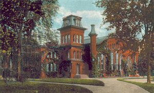 Poughkeepsie: (barevné foto): Museum and Art Gallery, Vassar College (barevné foto) od American Photographer