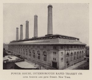 Power House, Interborough Rapid Transit Co. od American Photographer