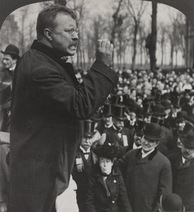 Prezident Roosevelt v Evanstonu od American Photographer
