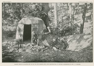 Skupina lomů v omítce zřízená na místě Piney Branch od American Photographer