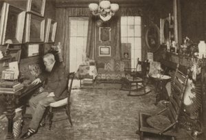 R. H. Stoddard, jeho dům v New Yorku (čb fotografie) od American Photographer