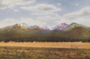 San Francisco Mountains, Arizona (kolorovaná fotografie) od American Photographer