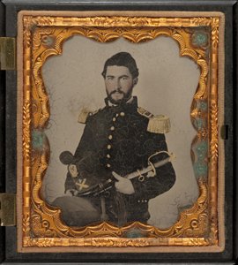 podporučík Henry W. Hayden,1863 (foto) od American Photographer