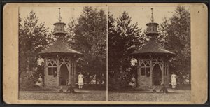 Letní dům, Oneida Community, stát New York, 1873 od American Photographer