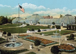 Sunken Gardens and Conservatory, Washington Park (barevné fotografie) od American Photographer