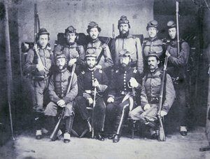 Charleston Zouave Cadets Konfederační armády od American Photographer