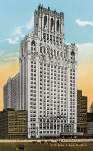 The New United Masonic Temple (barevná fotografie) od American Photographer