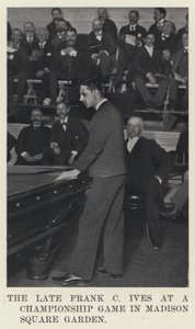Zesnulý Frank C Ives na mistrovství v Madison Square Garden (černobílá fotografie) od American Photographer