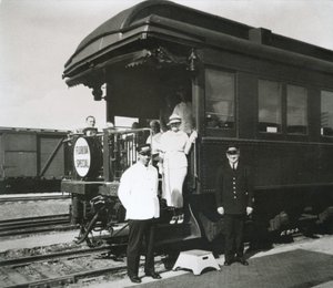 Vyhlídkový vůz celopullmanského luxusního „Florida Special“ z Florida East Coast Railway, New York do Miami od American Photographer