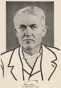 Thomas Edison (čb fotografie) od American Photographer