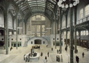 Train Concourse, Chicago Union Station (barevná fotografie) od American Photographer