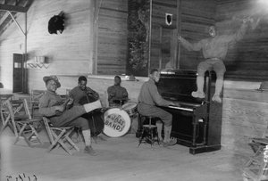 US Army Jazz Band, 1914-18 od American Photographer