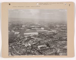 Pohled na Hershey, Pensylvánie, 26. května 1931 (čb fotografie) od American Photographer