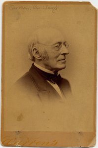 William Lloyd Garrison (1805-79), americký abolicionista, foto George K Warren, Boston (foto alba) od American Photographer