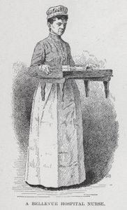 Zdravotní sestra v nemocnici Bellevue (litho) od American School